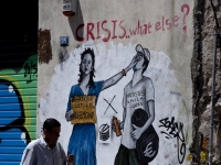 Greece Crisis On The Wall
