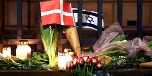 After terror attack in Copenhagen - Synagogue