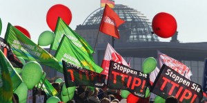 Demonstration gegen TTIP und Ceta